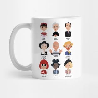 9 of the Greatest Painters of All Time Mug